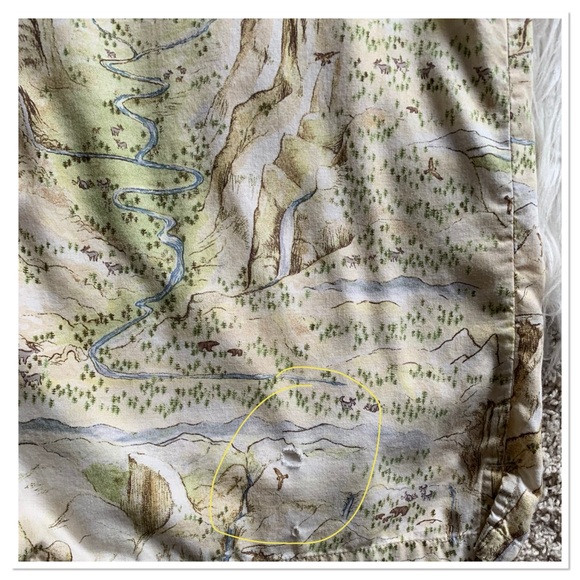 Patagonia Pataloha Vintage 2007 Yosemite National Park Camp Shirt Cream Size L - Picture 10 of 13